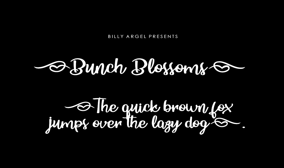 Bunch-Blossoms-Font