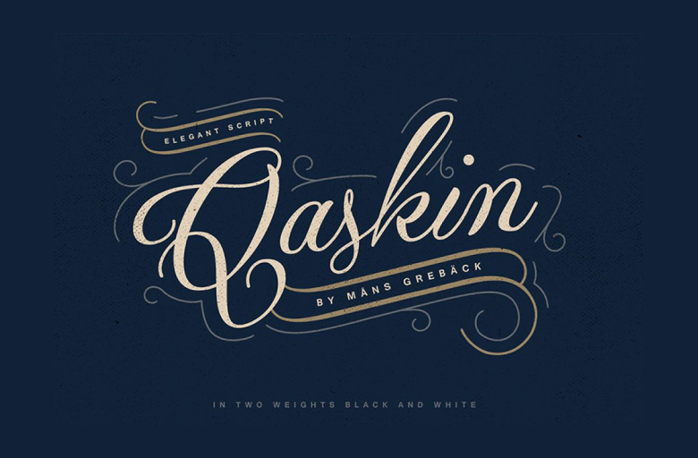 Qaskin-Black-Font