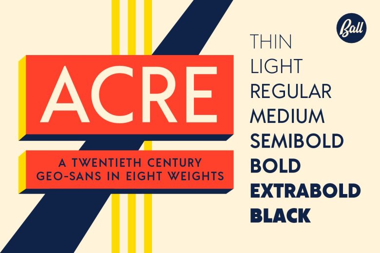 Acre Font Family