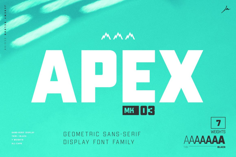 Apex Mk3 Font