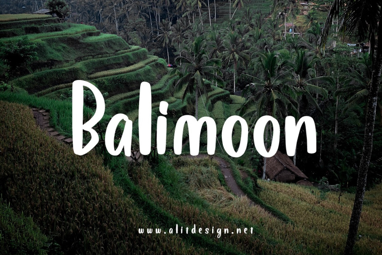 Balimoon Font 1