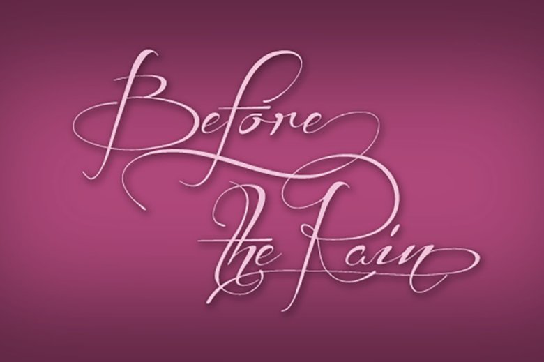 Before-the-Rain-Font