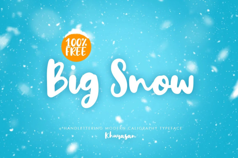 Big Snow Font