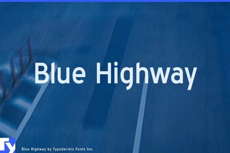 Blue Highway Font 1