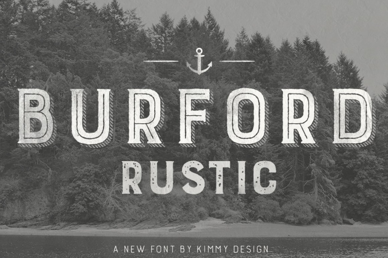 Burford Rustic Font 1