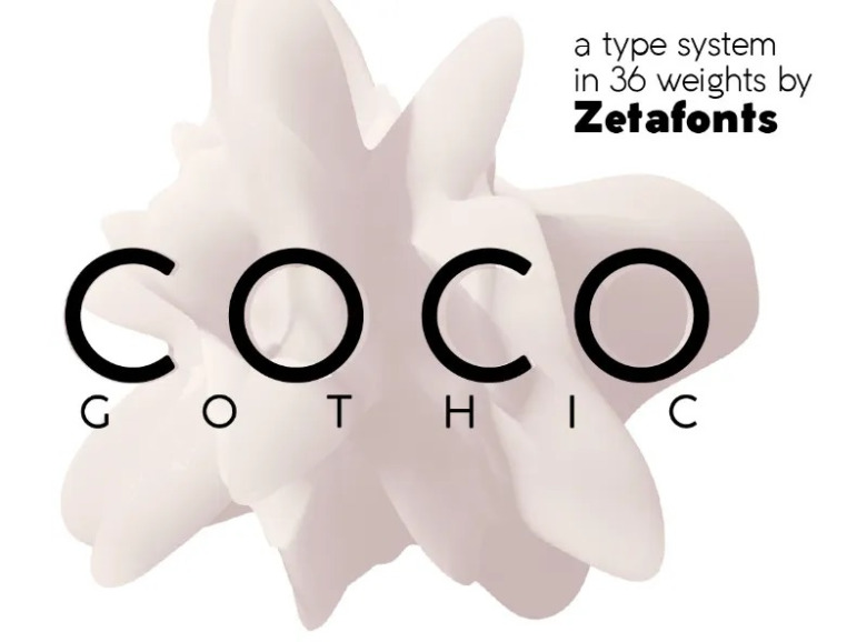 Coco Gothic Font 1