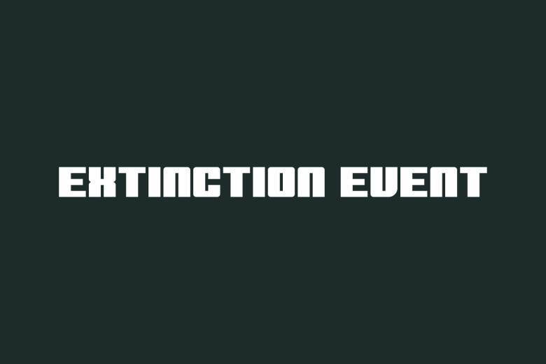 Extinction-Event-Font