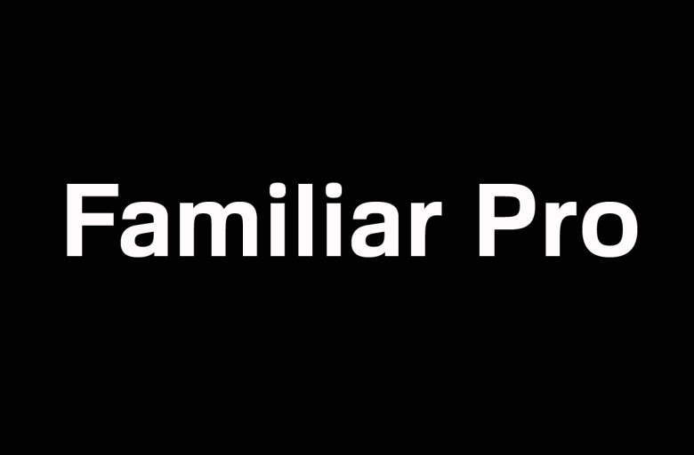 Familiar Pro Font