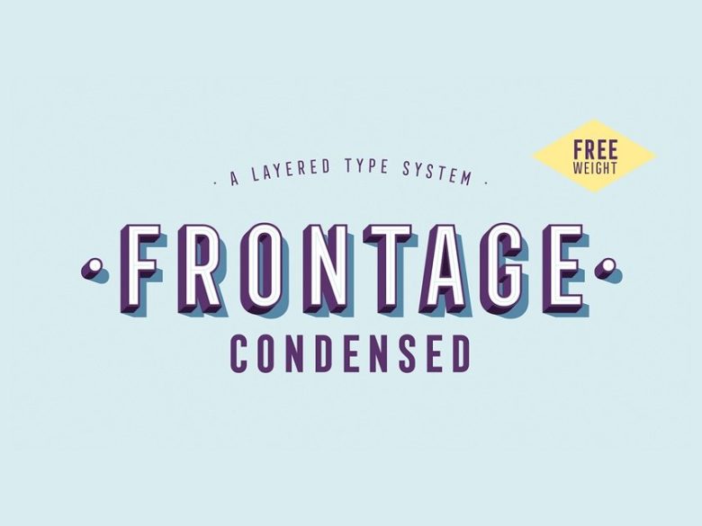 Frontage Condensed Font 1