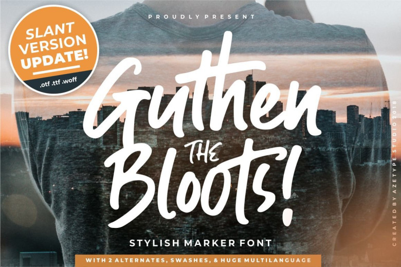 Guthen Bloots Font
