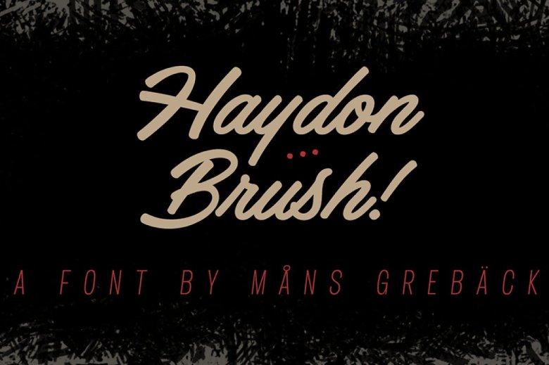 Haydon-Brush-Font