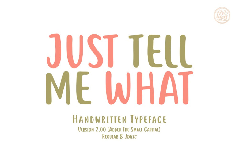 Just tell me what Font