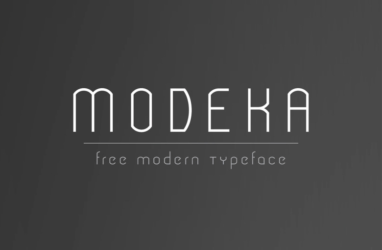 Modeka Font 1