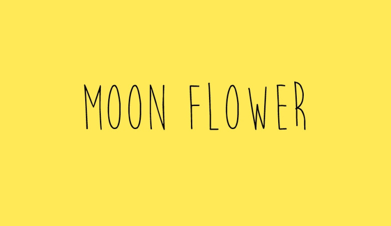 Moon Flower Font