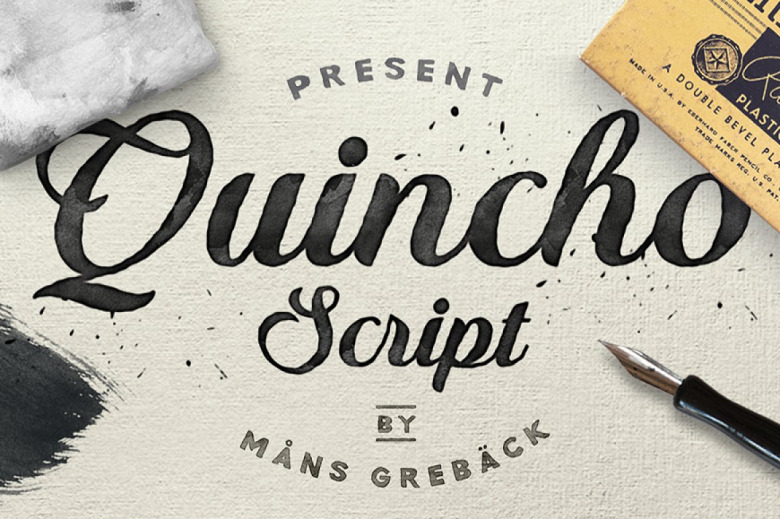 Quincho-Script-Font