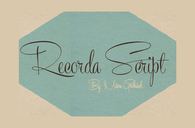 Recorda-Script-Font