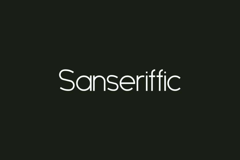 Sanseriffic Font 1