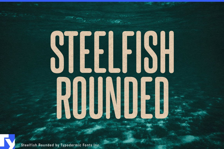 Steelfish Rounded Font