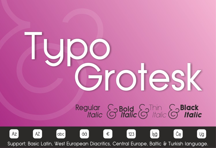 Typo Grotesk Font 1