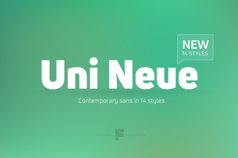 Uni Neue Font