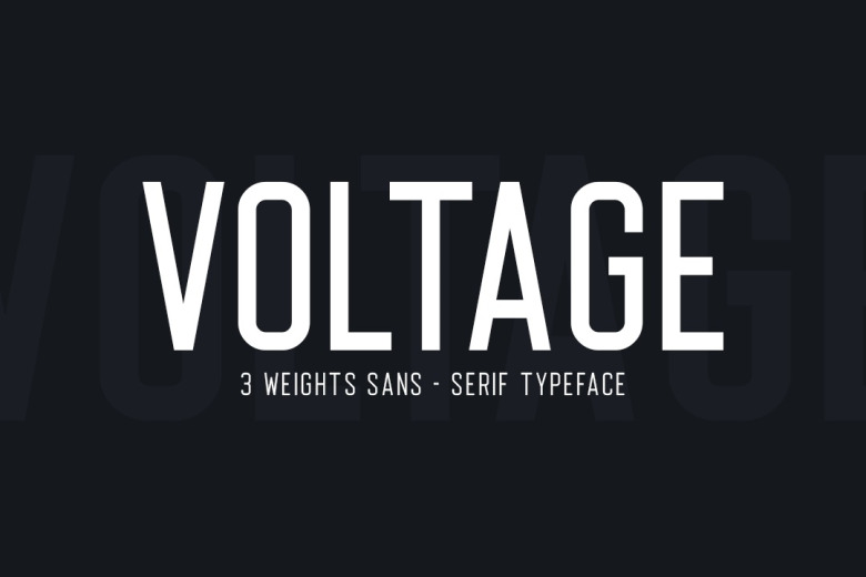 Voltage Font