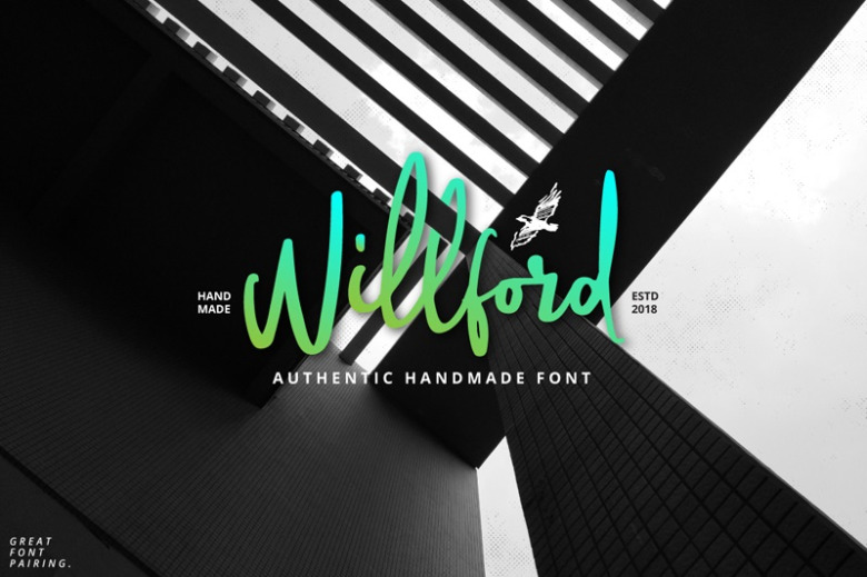 Willford Brush Font 1