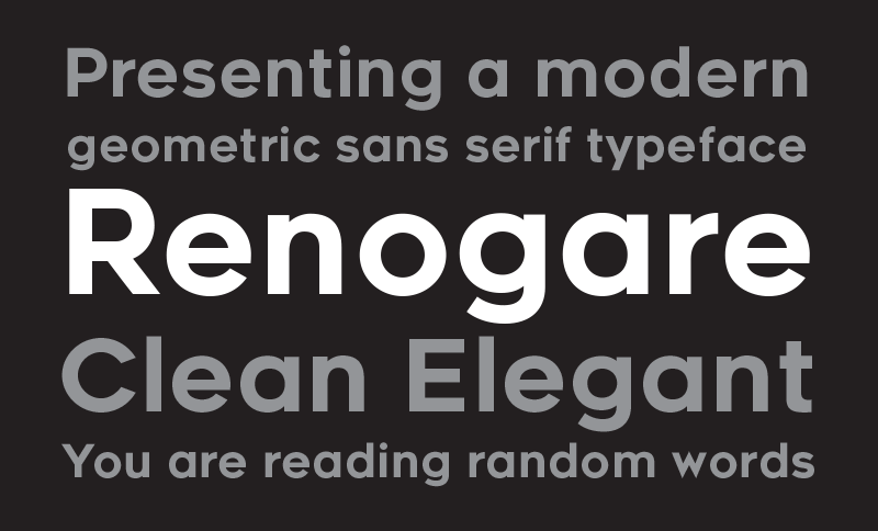 renogare font