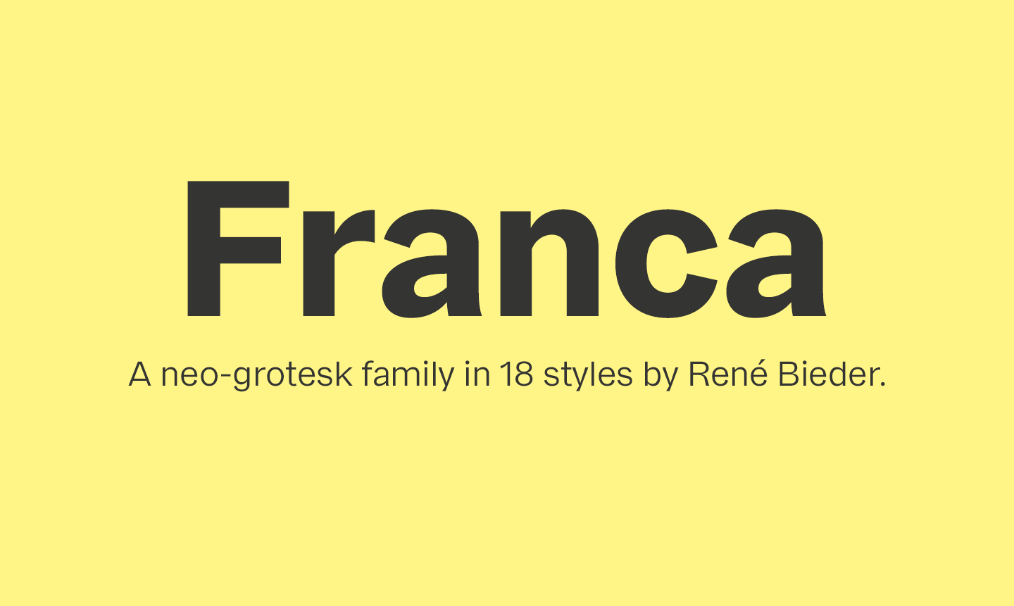 Franca Font Family