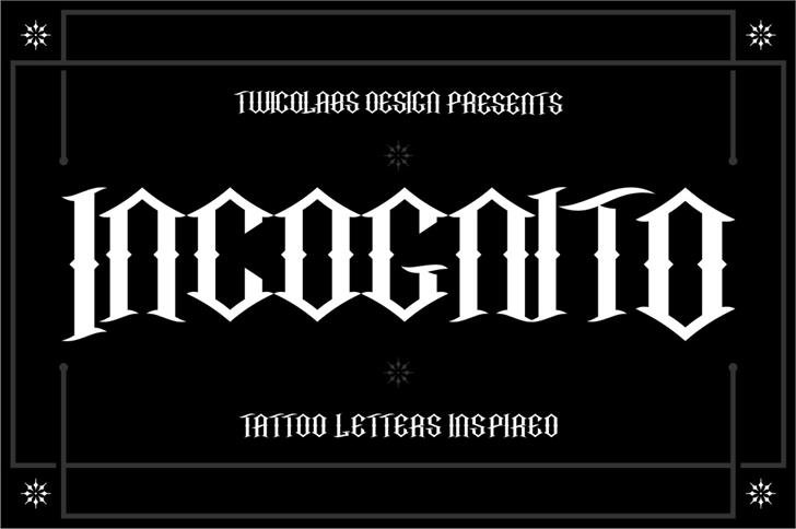 Incognito Font