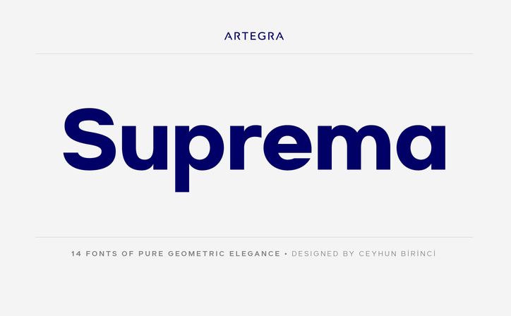 Suprema Font Family