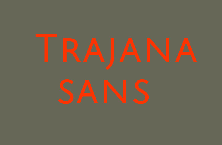 Trajana Sans Font 1