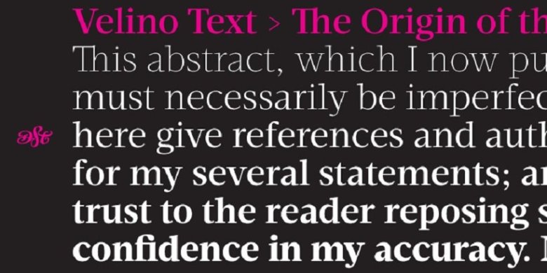 Velino Font Family 1