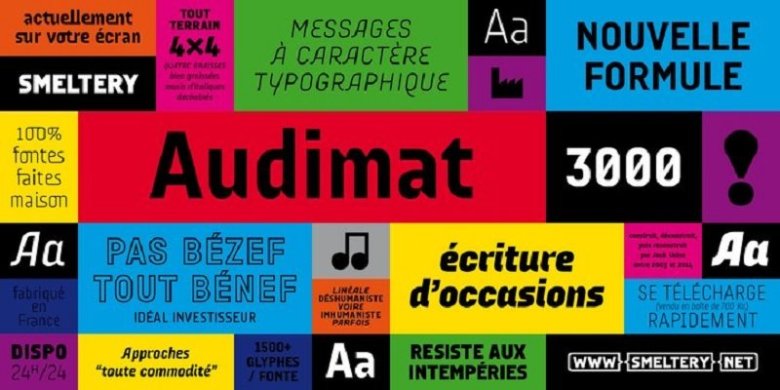 Audimat 3000 Font