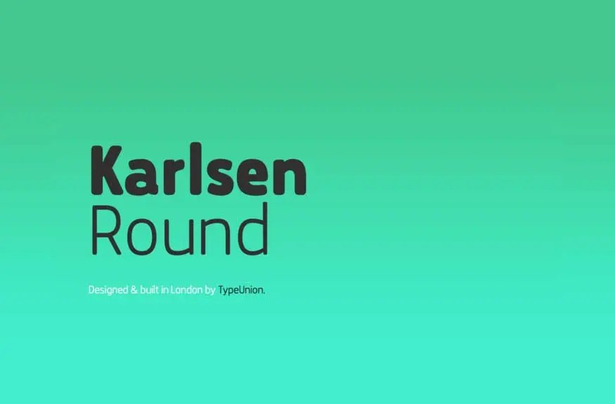 Karlsen Round Font Family