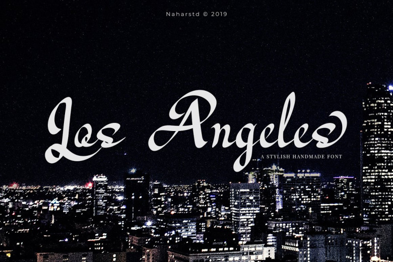 Los Angeles – Modern Script Font