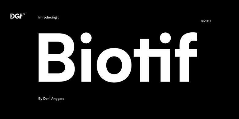 Biotif Font Family 1