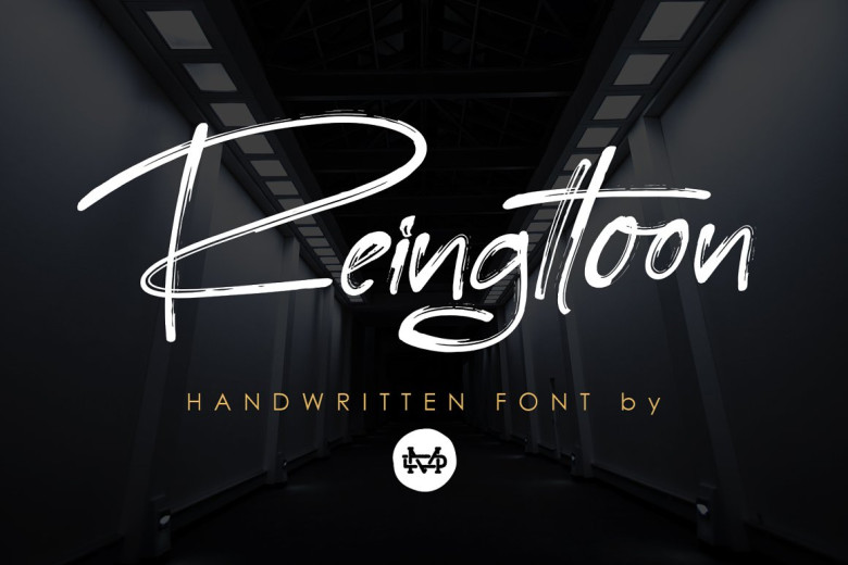 Reingttoon Handwritten Brush Font