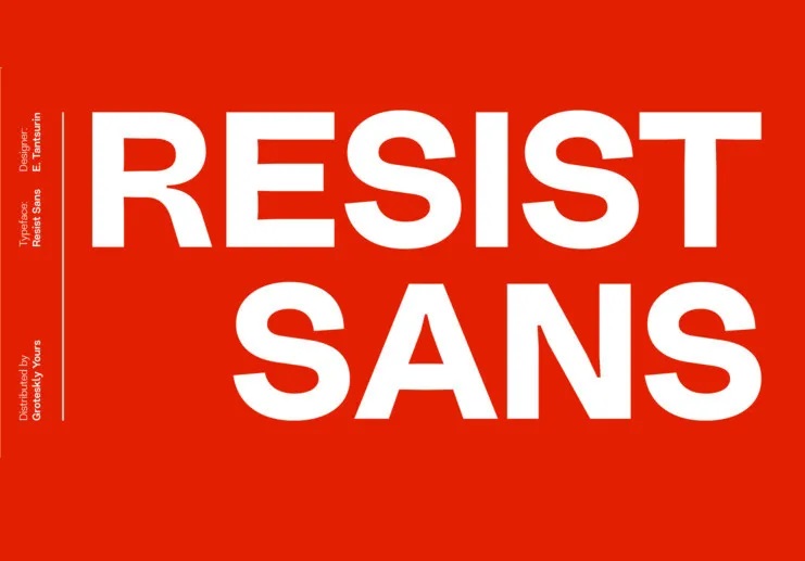 Resist Sans Font