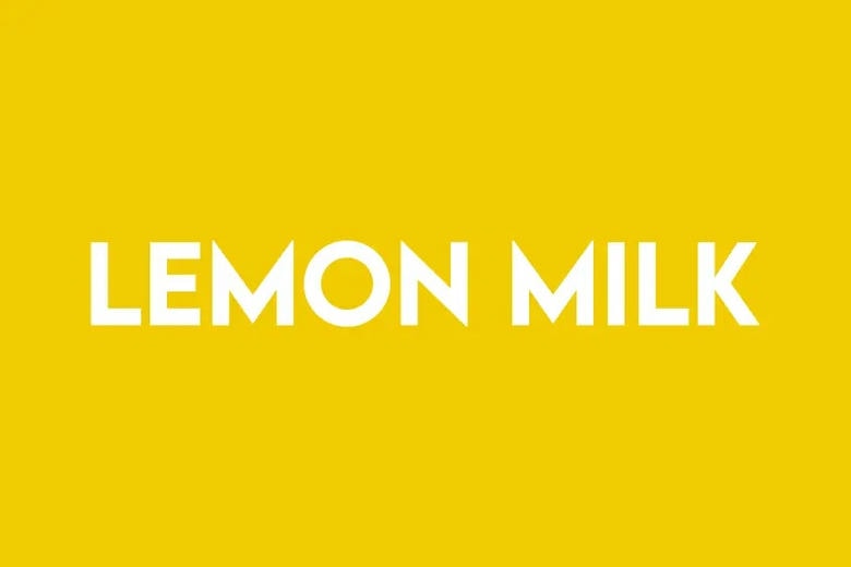 Lemon Milk Font