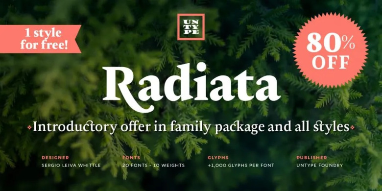 Radiata Serif Font