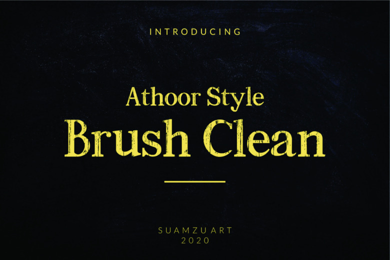Athoor Style Brush Clean Font