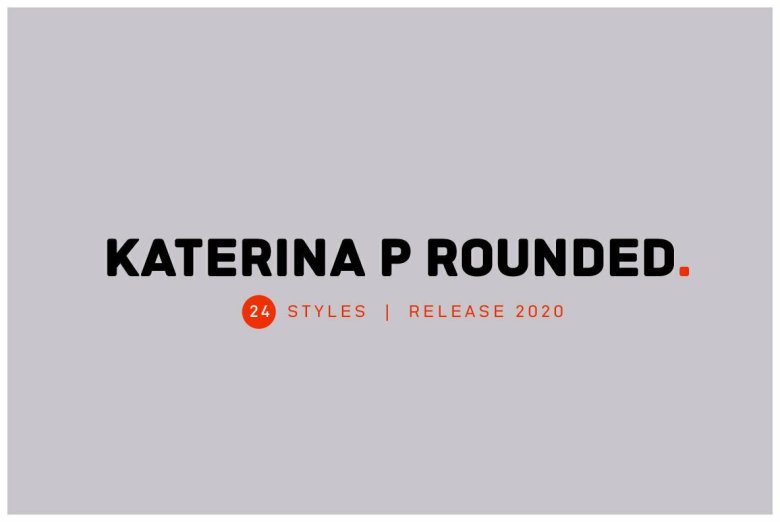 Katerina P Rounded Sans Serif Font