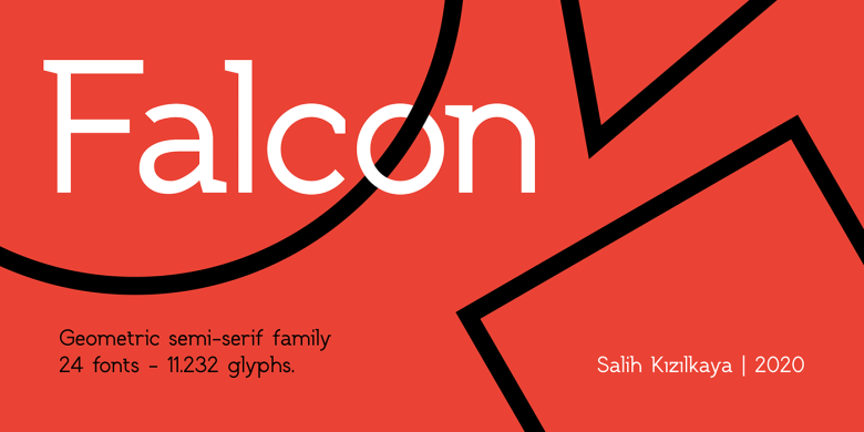 SK Falcon Sans Serif Font 1