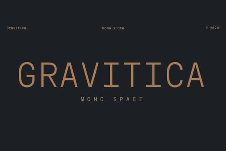 Gravitica Mono Font 1