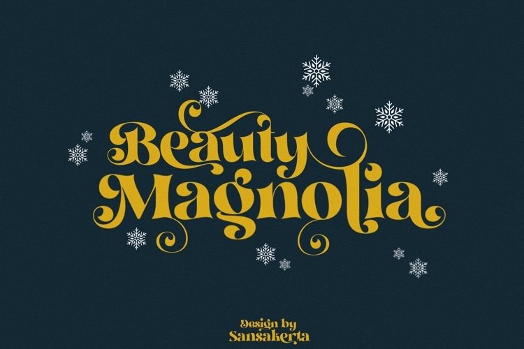 Beauty Magnolia Serif Font 1