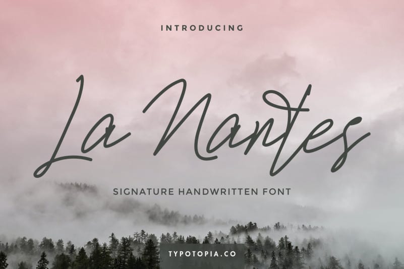 La-Nantes-Handwritting-Signature-Font-Cover