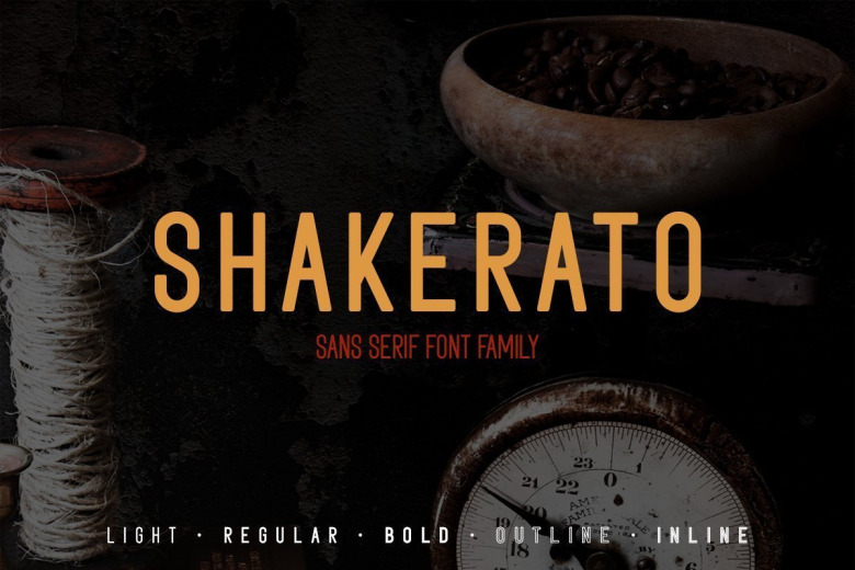 Shakerato-Font
