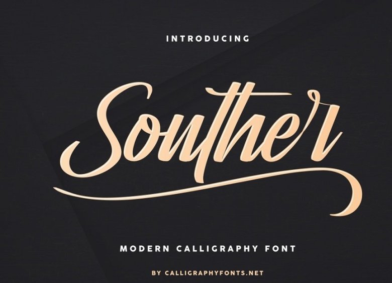 Souther Brush Script Font