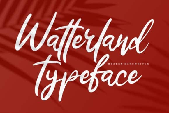 watterland-font-4