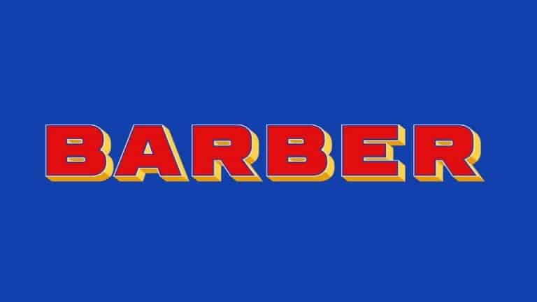 Barber Display Font